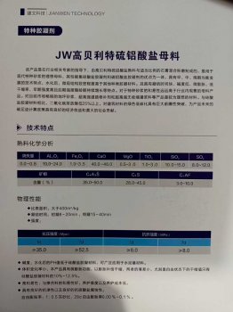 郑州建文新产品：GW高贝利特硫铝酸盐母料